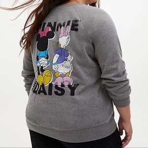 New Torrid Minnie & Daisy Fleece Sweater 5X